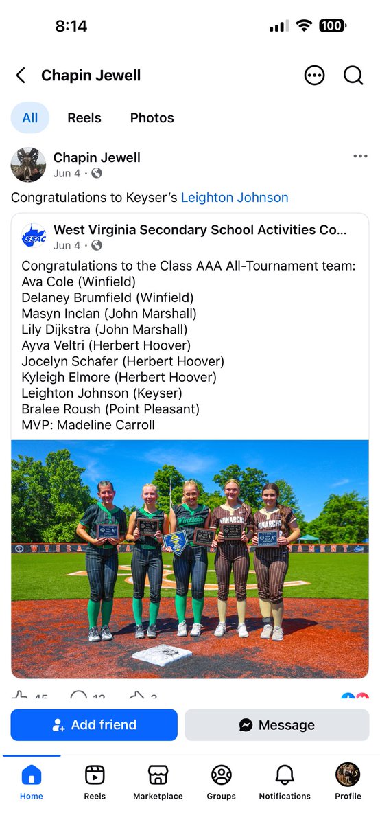 Leightonj08's tweet photo. Honored to have end my high school season at the state tournament this year and forever proud of my team!! Also blessed to have received the following: 
*Class AAA All-tournament team 
*Class AAA First team all state 
*PVC First team all conference 
@TSThunderGold @TSThunder16 https://t.co/RUp2mReKrt