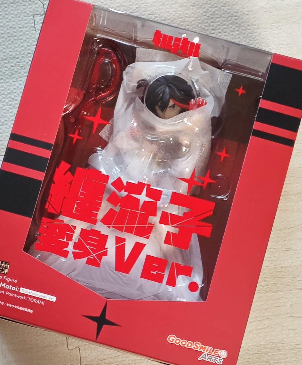 ZEL_117's tweet photo. 【あざみのごとく棘あれば】
転校生！纏流子！到着！かっけぇ！
✂開封動画投稿予定です！✂
#キルラキル #kill_la_kill #纏流子 
#グッスマ #フィギュア #killlakill https://t.co/3Hz0JTwvSJ