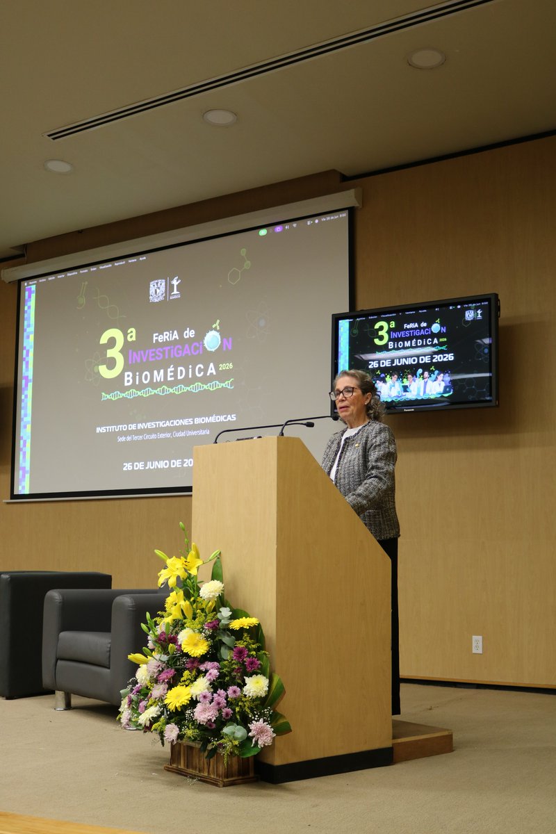 biomedicasunam's tweet photo. 👩‍🔬👨‍🔬 ¡Conferencias, carteles científicos juegos interactivos, presentaciones orales, premios y música tendremos hoy en la 3.ª Feria de Investigación Biomédica! | #IIBO

Consulta el programa completo » https://t.co/jcRamZL2gB https://t.co/kHn5xKisB9