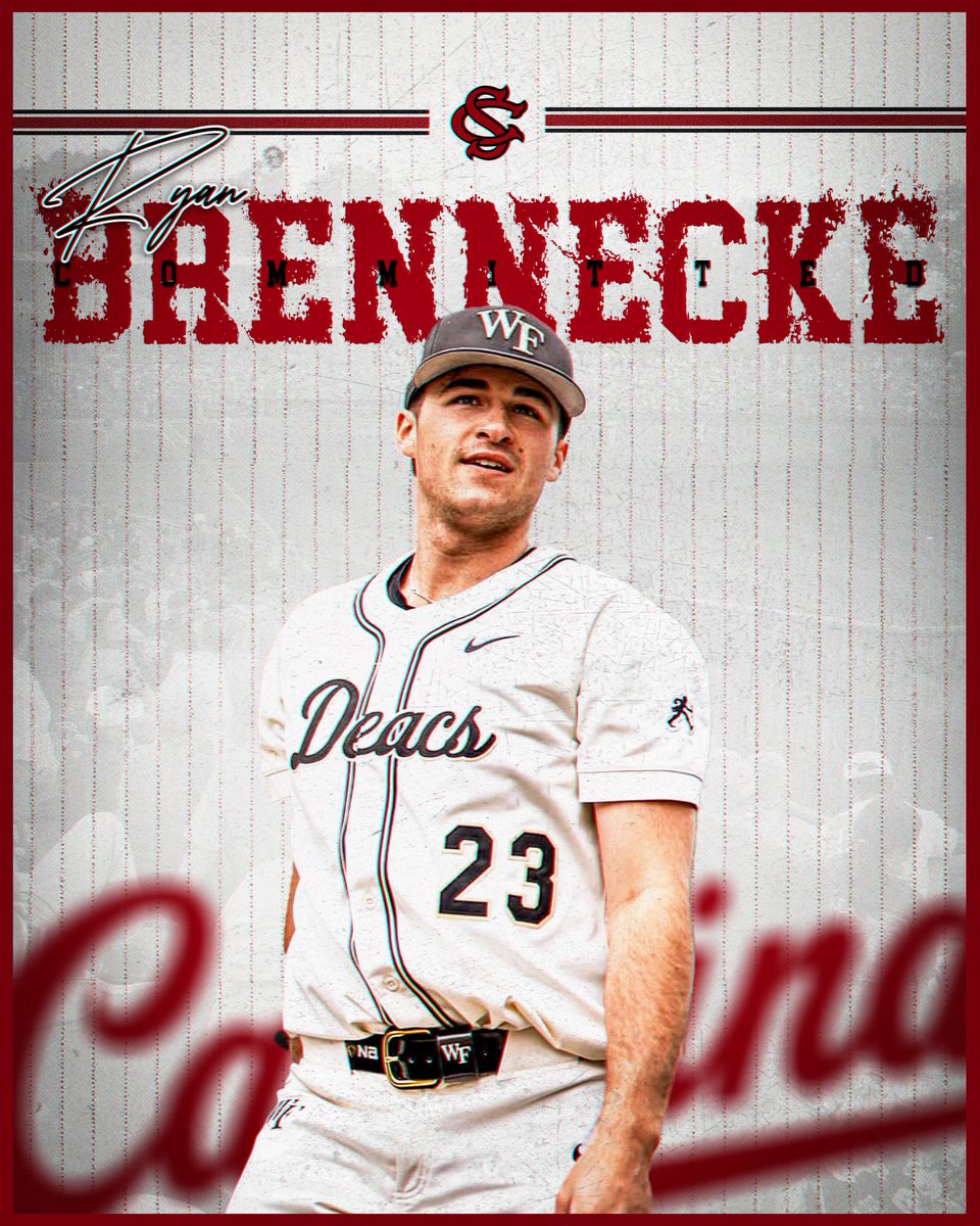 DesignsGamecock's tweet photo. 𝑾𝑬𝑳𝑪𝑶𝑴𝑬 𝑯𝑶𝑴𝑬🤙🐔

Transfer Pitcher Ryan Brennecke has committed to South Carolina! https://t.co/AEFapwc4Nk
