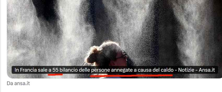 Frankestein68's tweet photo. In Francia 55 persone annegate a causa del caldo?? 🤔

Ma sò morte bollite!?! https://t.co/YnApE4j9wD