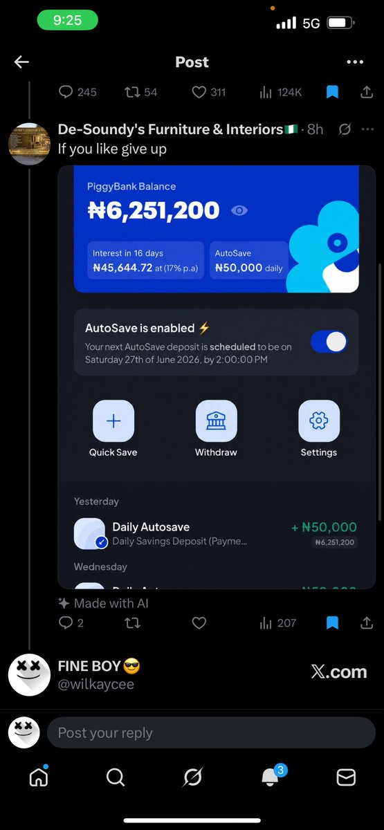 wilkaycee's tweet photo. @Soundmind357 @keenn_eth Made with Ai 
Nawa o
Wetin una won prove https://t.co/YBggttErVV