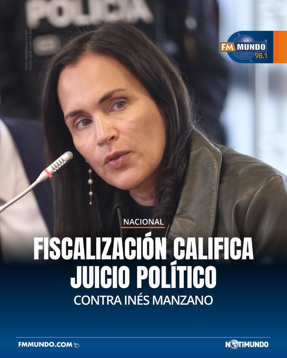AlmaMiaEcu's tweet photo. La única que pagára los platos rotos será Inés Manzano. 

La Comisión de Fiscalización de la Asamblea Nacional calificó el Juicio Político contra la ex ministra de Energía por el Caso ATM. 

Así debería ser con Roberto Luque por Progen, pero él es ñaño de Noboa. https://t.co/JtdhRfoKEt