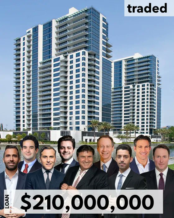 tradedny's tweet photo. LOAN
IMAGE: Ricky Braha, Holden Witkoff, Jordan Roeschlaub, Nick Scribani, Sonny Kahn, Jeff Aronson, Niv Shahmoon, Adam Doneger & Adam Spies
DATE: 6/10/2026
ADDRESS: 9 Macarthur Place
MARKET: Santa Ana, CA
ASSET TYPE: Condo

LENDER: Jeff Aronson
LANDLORD: Sonny Kahn
LANDLORD'S REP: Jordan Roeschlaub , Nick Scribani , Ricky Braha, Holden Witkoff , Niv Shahmoon, Adam Spies & Adam Doneger  - Newmark 

LOAN AMOUNT: $210,000,000
LOAN TYPE: Condo inventory

#NewYork #RealEstate #TradedNY #NY #NewYorkRealEstate #NYCRealEstate #TradedPartner #TradedLA #LosAngeles #SantaAna #Condo #JordanRoeschlaub #NickScribani #RickyBraha #HoldenWitkoff #Newmark #NivShahmoon #AdamSpies #AdamDoneger #SonnyKahn #JeffAronson