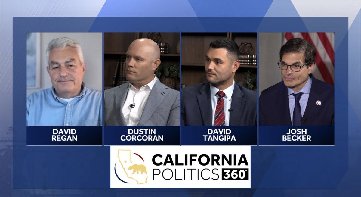 ZavalaA's tweet photo. California Politics 360 interviews this SUNDAY: 

•The man behind the billionaire tax @seiu_uwh’s David Regan 

•@CMAdocs CEO Dustin Corcoran on the fight against it 

•Exclusive first look at “Wartime Price Gouging Prevention Act” @SenJoshBecker 

•@DavidTangipa on budget https://t.co/yiife89EZG