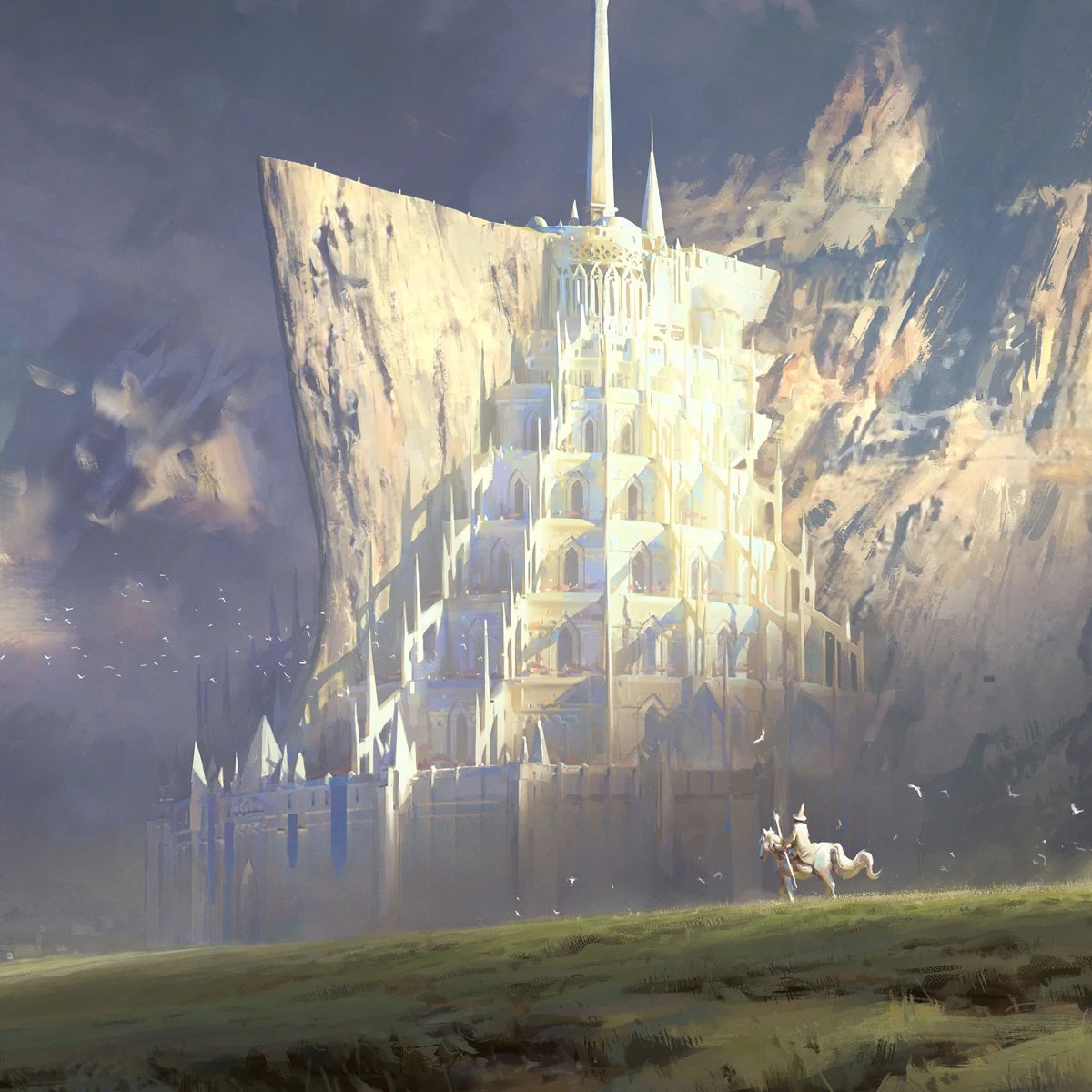 nimgaladh's tweet photo. Minas Tirith, Sean Vo https://t.co/riA0zSuwoI