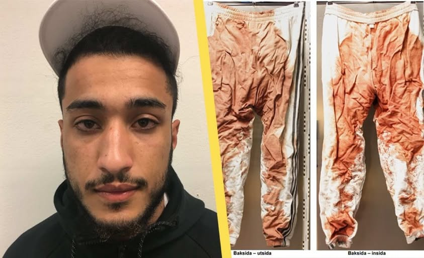 ImtiazMadmood's tweet photo. These are the clothes of  a Swedish girl who was raped for hours by Syrian migrants at gunpoint.

Court documents reveal that a gun was likely inserted into her vagina. https://t.co/2NH4QrxiCK