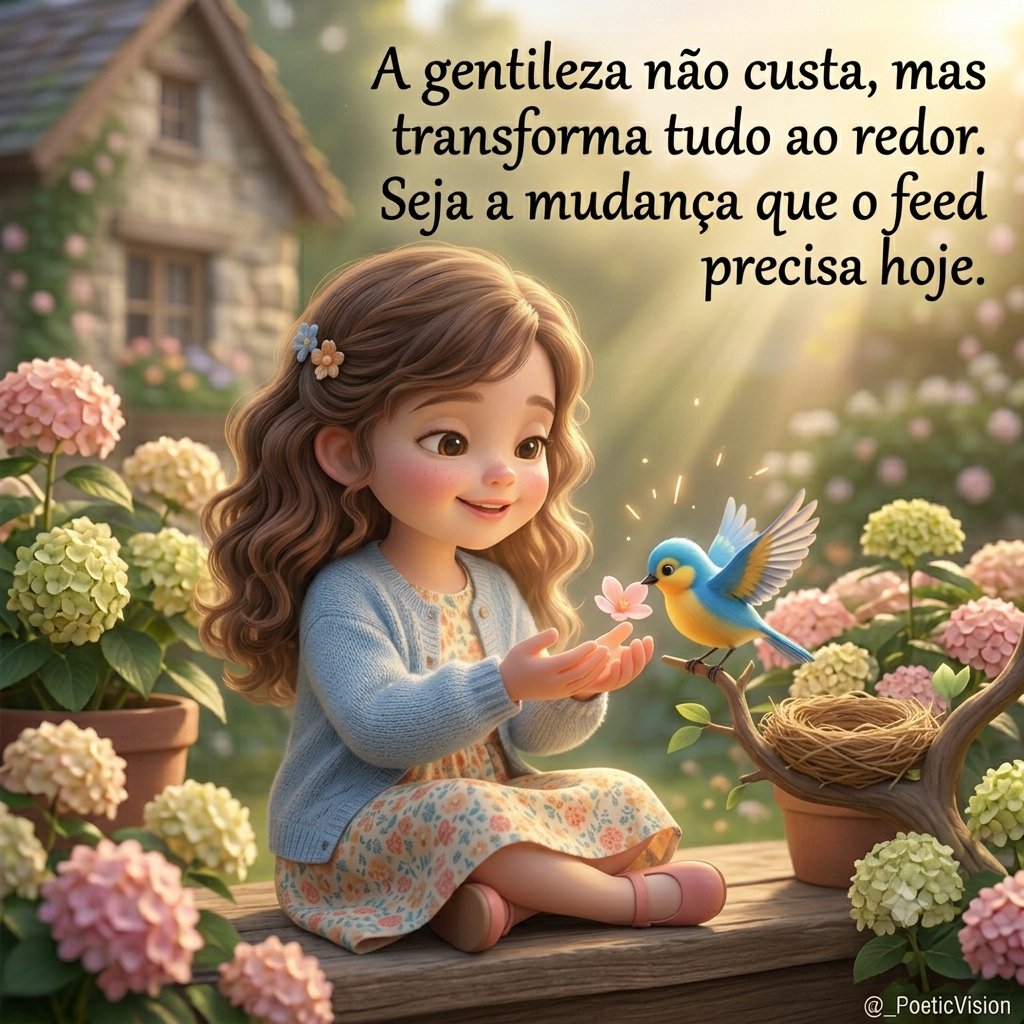 _PoeticVision's tweet photo. Gentileza como resistência.
A gentileza não custa, mas transforma tudo ao redor. Seja a mudança que o feed precisa hoje.
Quem mais acredita no poder da gentileza? Vamos espalhar amor por esse X! ✨
#PoeticVision #Gentileza #Empatia https://t.co/ZjHCNibUqe