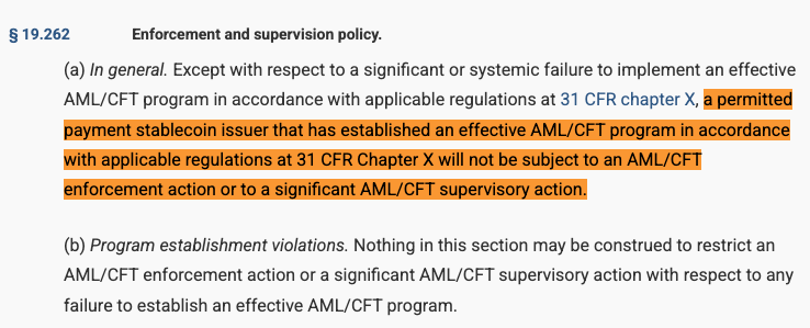 anvesanorg's tweet photo. 🚨Anvesan Tracker

The OCC's permitted-payment-stablecoin-issuer AML/CFT and sanctions NPRM (Bulletin 2026-28) was published in the Federal Register on 2026-06-24 as document 2026-12692 (docket OCC-2026-0463), fixing the comment deadline at 2026-07-24. 

The proposed text provides that an OCC-supervised issuer maintaining an effective AML/CFT program "will not be subject to an AML/CFT enforcement action or to a significant AML/CFT supervisory action, except with respect to a significant or systemic failure to implement an effective program."