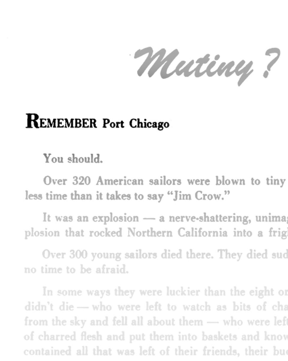PortChicago50's tweet photo. On June 23, the Concord City Council commemorated the 80th Anniversary of the desegregation of the United States Navy, recognizing the Port Chicago Sailors whose courageous protest became a defining moment in the movement toward ending segregation in the Navy. https://t.co/BRfCbAaqhN