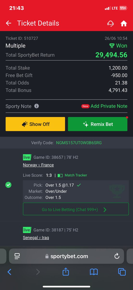 Justdicco07's tweet photo. 21 odds BOOM Congratulations of you played 💥💥💥💥💥💥💥💥💥 https://t.co/tnvTVgad9f