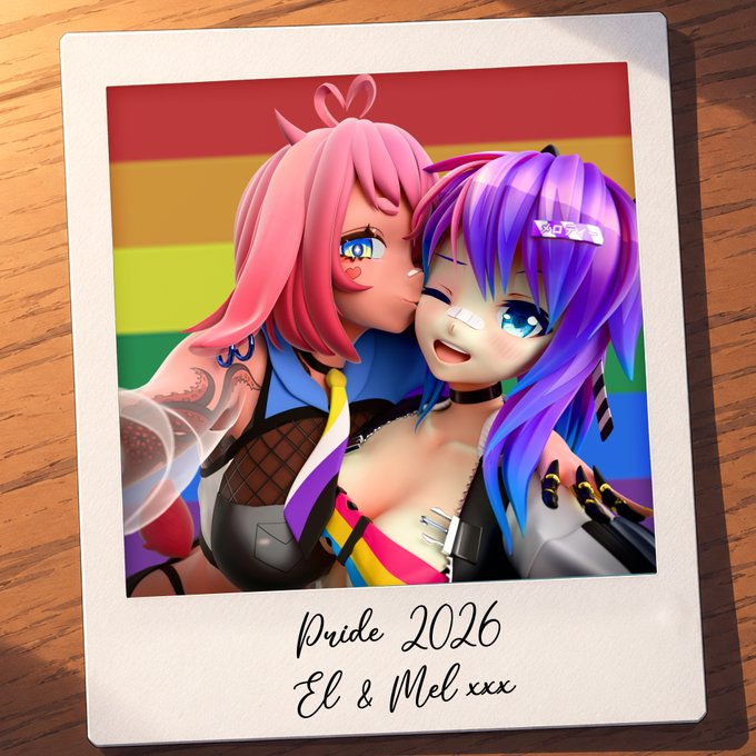 Projekt Melody 🍆💦🥯 - ✨ 🌈 HAPPY PRIDE MONTH, YOU BEAUTIFUL PARTY PEOPLE! 🦄 ✨ Sending love, kisses, & sus hand gestures from your pansexual internet buddies, me & @el_xox34!!!! https://t.co/D4tP63gofX