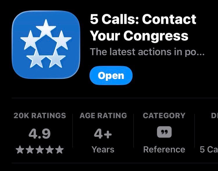 moody_mystic's tweet photo. @lumity437 Use this app if you need to! All you need to to do is put in your zip code and it will link you to your reps. There’s even a script if neeed. The entire process from download to ending the call was 5 mins. No one’s coming to save us. Do your part. Make the call! https://t.co/KVUdYd8GUP