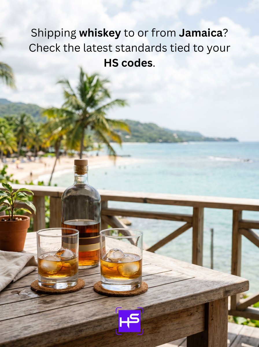 HSCodeMatch's tweet photo. Trading whiskey products? Make sure your HS classifications and compliance requirements are up to date. 🥃
#hscode #jamaica #whiskey https://t.co/u2SXZG6L12
