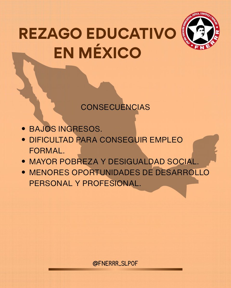 FNERRRSLP2's tweet photo. los estudiantes mexicanos deben contar con todas las condiciones que garanticen su derecho a una educación integral y digna; por ello, exigimos al gobierno la implementación de medidas inmediatas y efectivas para atender esta problemática. 🔥✊🏽 https://t.co/7BY10h39Ge