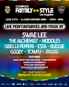 Power106LA's tweet photo. Food, music & culture all in one spot! The
@Complex
Family Style Food Festival hits LA this Saturday, June 27, featuring Swae Lee, amazing eats, and more. ��https://t.co/PRTHgqgJcD #FamilyStyleFest #LAEvents #SwaeLee https://t.co/uQ877GxO9P
