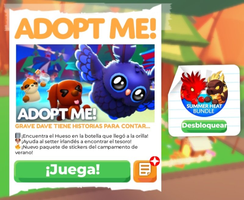 NoticiasAdoptMe's tweet photo. Actualización de Adopt Me 26 de Junio - 2026
🌞🏕️Festival de Verano 2026(Campamento)🏕️🌞- Semana 2
-🐶 3 Nuevas mascotas: ¡Setter irlandés,Nutria de río y Búho estigio
-👓 ¡Nueva ropa de mascotas!
-🛶 ¡Nuevos juguetes! https://t.co/d0kX7tqtMY
