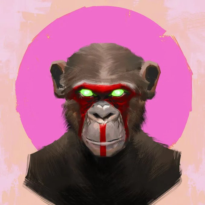 angryapearmy's tweet photo. Angry Ape #0141 https://t.co/vftPMkhI8T