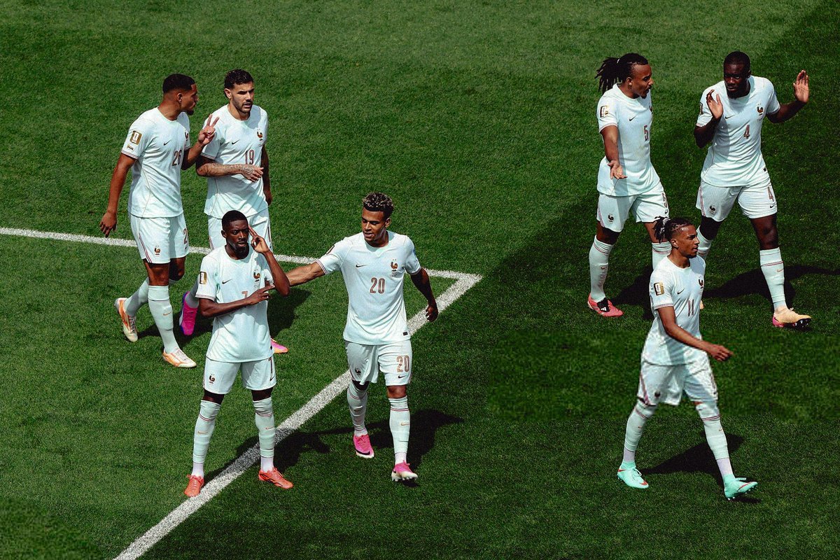 basel_er11's tweet photo. فرنسا والانتصار الكاسح على النرويج والتأهل بالنقاط الكامله وهاتريك من عثمان ديمبيلي فرنسا كل نسخه تشارك فيها 
تكون مرشحه اذا ماهي بطله وصيف مع هذا الجيل القوي https://t.co/343R7Rr1zj