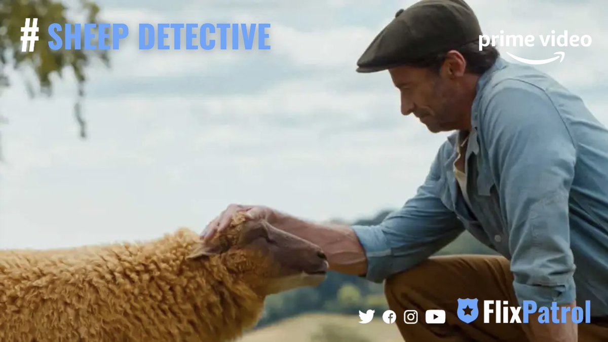 flixpatrol's tweet photo. AMAZON IS FULL OF BAAHS. 🐑

A flock of sheep rule the @PrimeVideo charts. #SheepDetective a family crime comedy starring @RealHughJackman scores especially in the Americas. 

🥇 No. 1 Worldwide
🏆 Top position in 37 countries

See full charts: https://t.co/dcfHTYtRgX https://t.co/tnE9jVBNEI