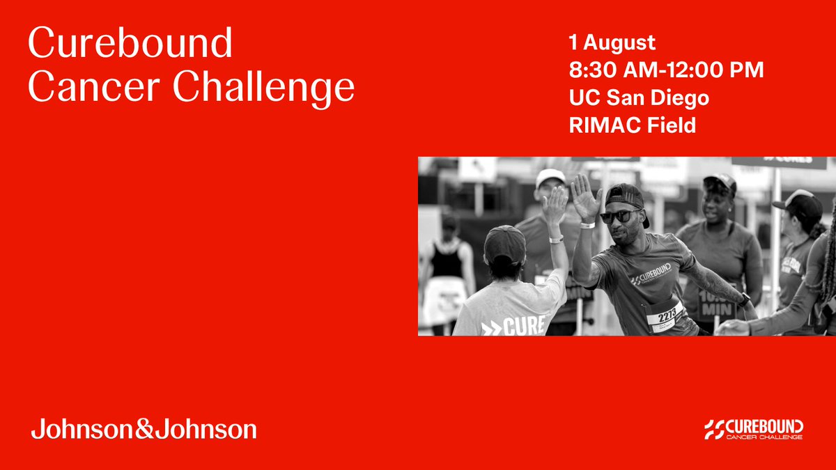 JNJInnovation's tweet photo. Proud to be a sponsor of the Curebound Cancer Challenge with Johnson &amp; Johnson! Join us in the fight against cancer. Sign up today 6/26 to take advantage of the early bird special. Let’s make a difference together. https://t.co/f7aXFWesg5 https://t.co/jYu0JMy2bg