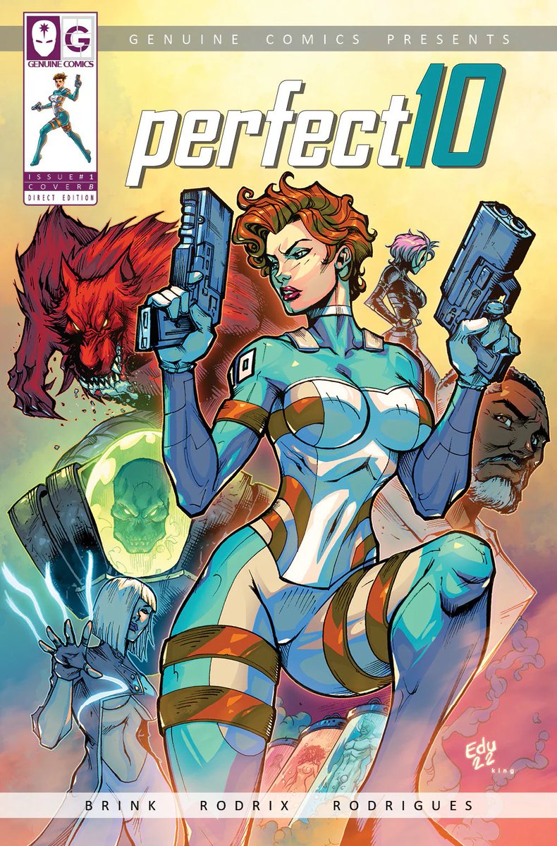 ComicXBooks's tweet photo. Perfect 10 #1 | @GenuineComics 

I’d been really looking forward to this one for a long time. The first 10 pages have me hooked. Thanks to Dave for the excellent customer service! https://t.co/lL1pa5efhz
