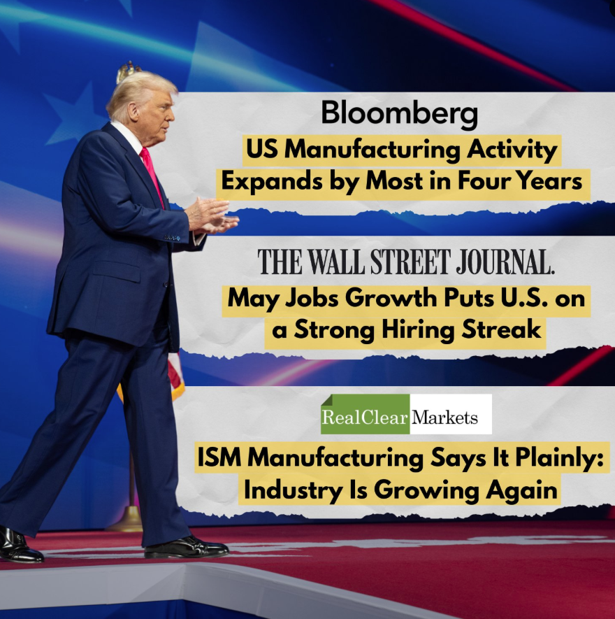 VernBuchanan's tweet photo. The Working Families Tax Cuts are WORKING:

✅ More innovation in manufacturing
✅ More jobs for hardworking Americans
✅ More money in the pockets of American workers 🇺🇸 https://t.co/H4OooY8y0M