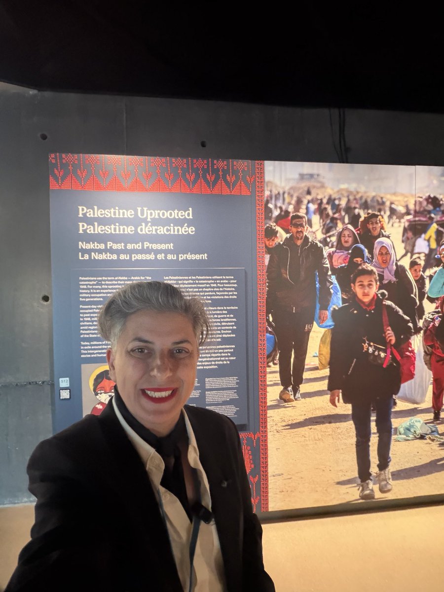 SMohyeddin's tweet photo. @JesseBrown @kthalps I love that I live for free in that massive forehead of yours. I’ll respond in due time but I’m currently at the Nakba exhibit in Winnipeg. I hope you visit it. https://t.co/eMYjeeaXl3