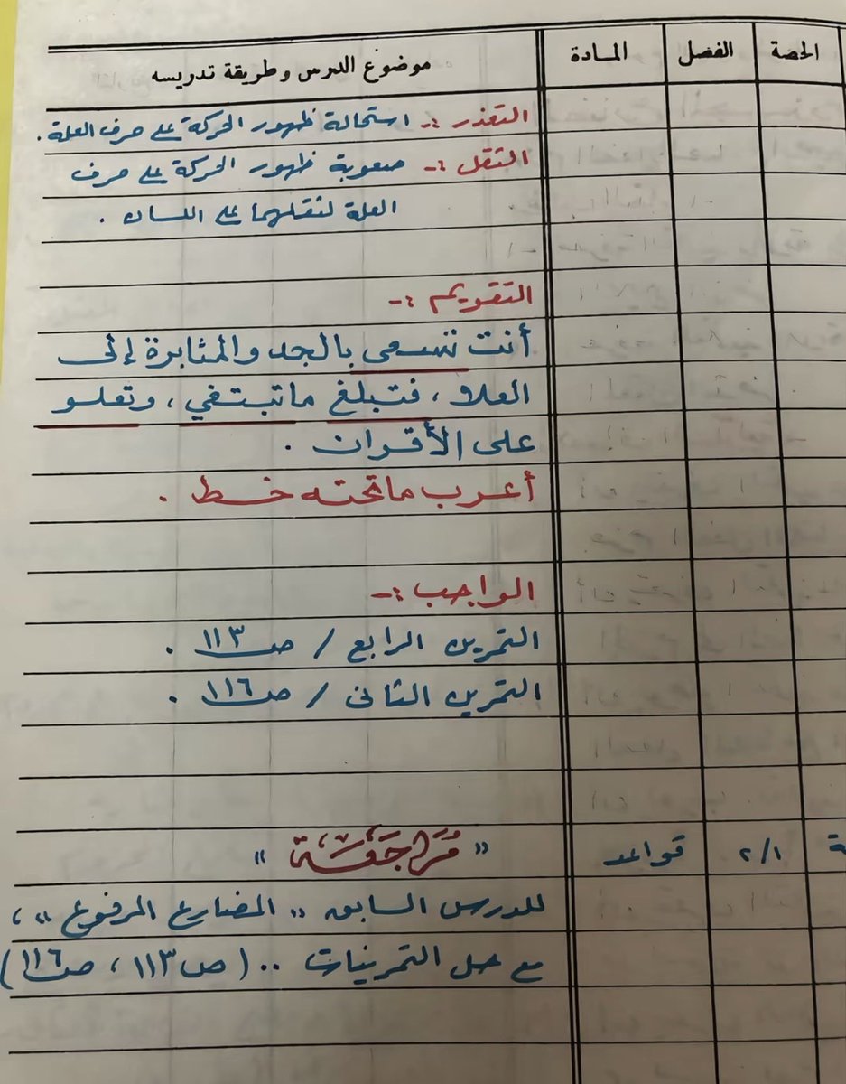 3madAlshareef's tweet photo. أيام التحضير اليدوي اللي لحق عليه✍️

ماذا تلاحظ؟👇 https://t.co/9CehLJ5WQT
