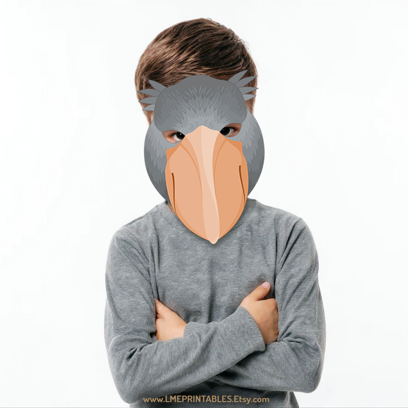 lmeprintables's tweet photo. Shoebill Mask Printable Costume Kid Adult Animal Bird African Whale-headed Stork School Paper Craft Party Birthday Favor Halloween Carnival https://t.co/HUzqAKJRyh via @Etsy #shoebillmask #shoebillcostume #birdmasks #halloweenmasks #africanbirdmask #dinoapartymasks #dinosaurmask https://t.co/EuQpDVqj18