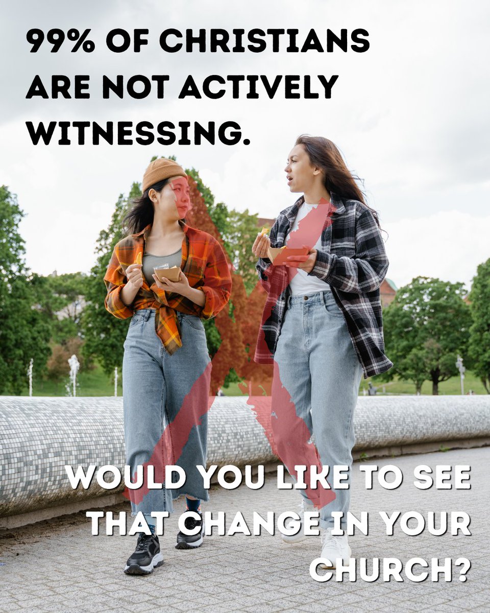 EveryBeliever's tweet photo. Did you know that 99% of Christians are not actively witnessing? It’s a staggering reality, but it doesn't have to stay that way. 

Let’s change the statistics together and build a culture of witnessing in your church.

Visit https://t.co/5Hl04tWk0P to learn more! https://t.co/74jtuusaxY