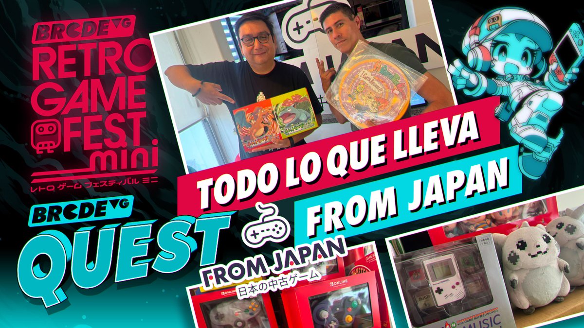 BRCDEvg's tweet photo. ¿Quieres saber qué va a llevar la banda de @FromJapanmx a #RGFmini? 👾🇯🇵
Entonces no puedes perderte este BRCDEvg Quest con un vistazo a toda la mercancía que habrá disponible en su stand 🛍️ Ya puedes hacer tu lista de compras 😉
➡️ https://t.co/XFYxQ7aode https://t.co/rdfcoltIuu