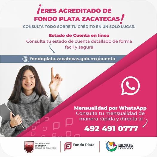 fondoplata's tweet photo. Mantenerte al día con tu crédito nunca fue tan fácil.

Aprovecha nuestros canales digitales para consultar tu estado de cuenta en línea o revisar tu mensualidad vía WhatsApp de forma rápida, segura y directa.

#CreemosenTiCrecemosContigo
#AñoDelProgreso https://t.co/gtGfKqBSrt