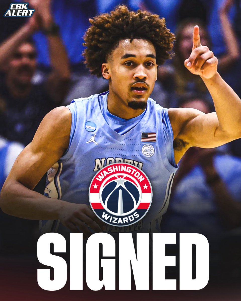 CBKAlertonX's tweet photo. NEWS: Undrafted and former North Carolina guard Seth Trimble has agreed to a two-way NBA deal with the Wizards. https://t.co/F9Qfwi18LT