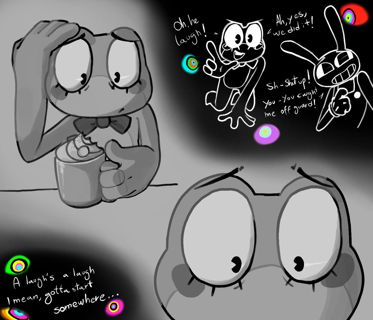 MarcosMarMall's tweet photo. (1-4/?)
A Ribbit comic
#tadc #TheAmazingDigitalCircus #Ribbit https://t.co/xM7cvOL3TQ