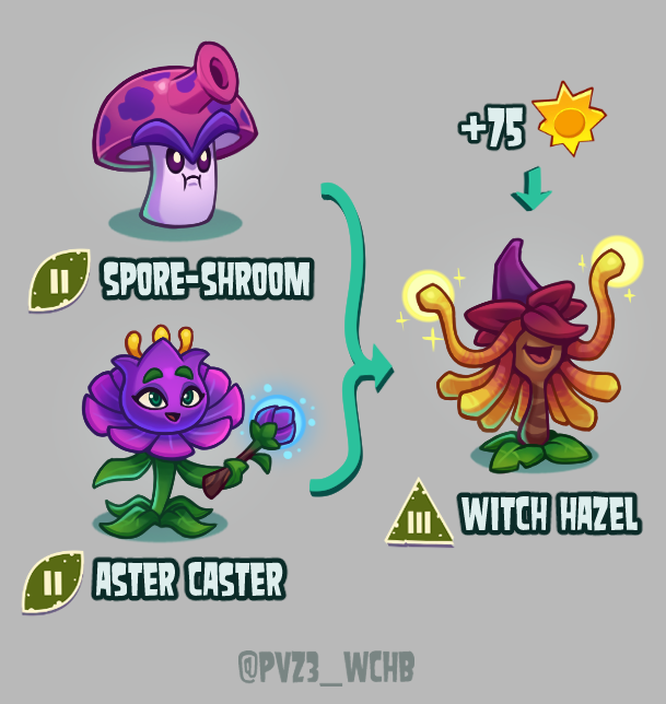 PvZ3_WCHB's tweet photo. Drawing all PvZ 2 plants within the context of PvZ3E- WITCH HAZEL

Some might remember seeing this one already, I just cleaned it up a bit
Extra info and stats below ⬇

#pvz #pvz3wchb #pvzfanart https://t.co/TRQa8wmUcI