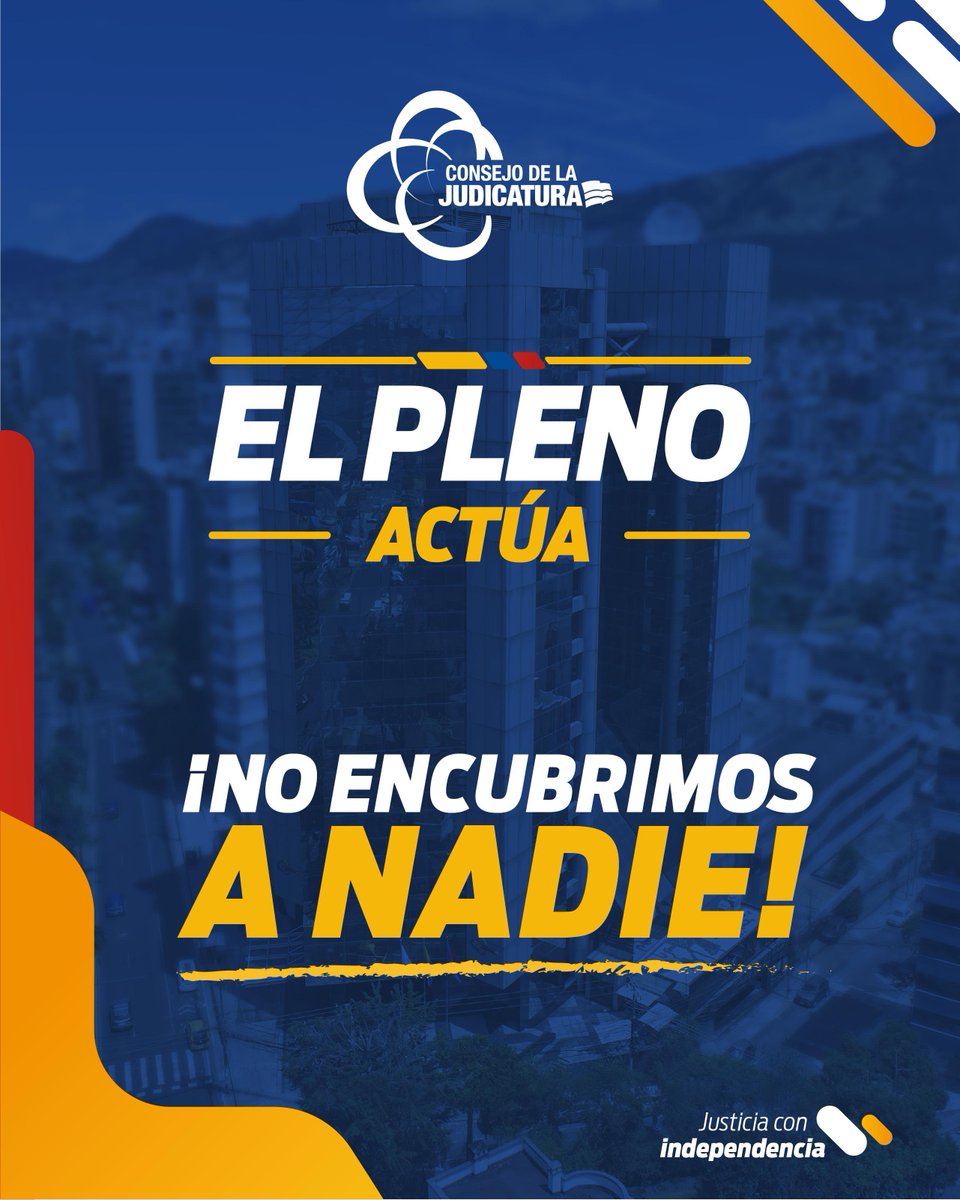 CJudicaturaEc's tweet photo. 🔘 Las autoridades destituyen al juez J.E.A.Z. y a la secretaria M.C.Y.C., quienes laboraban en la Unidad Judicial Penal de Santo Domingo.

✅ Los análisis determinaron que usaron sus accesos al sistema judicial para modificar el expediente relacionado con una acción de protección, incorporar litigantes ajenos al caso, excluir a las partes legítimas y ocultar resoluciones, impidiendo así la notificación de órdenes de libertad condicional.