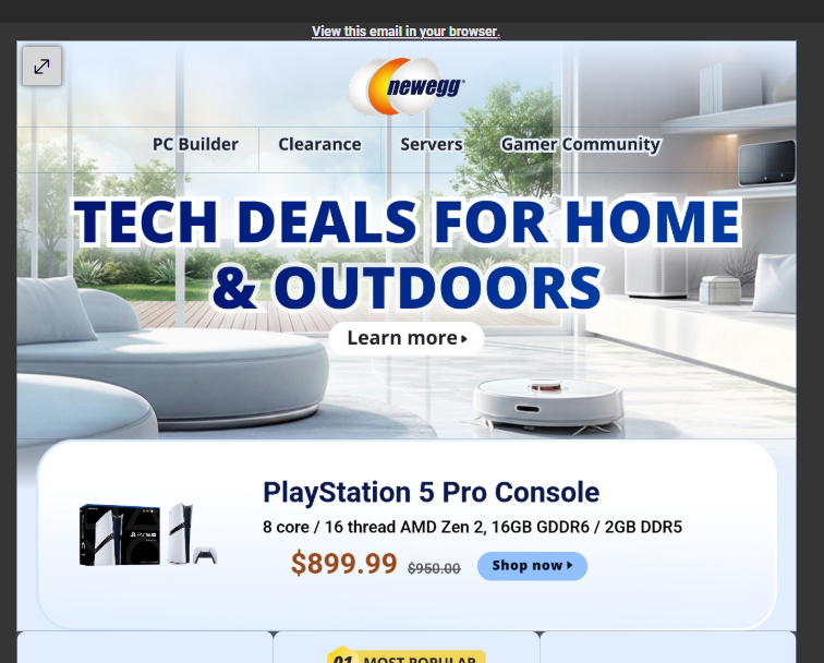 JoeKerr28's tweet photo. Did Newegg accidentally leak a PS5 Pro price increase? #PS5 #gaming https://t.co/UWBpF2aGRC