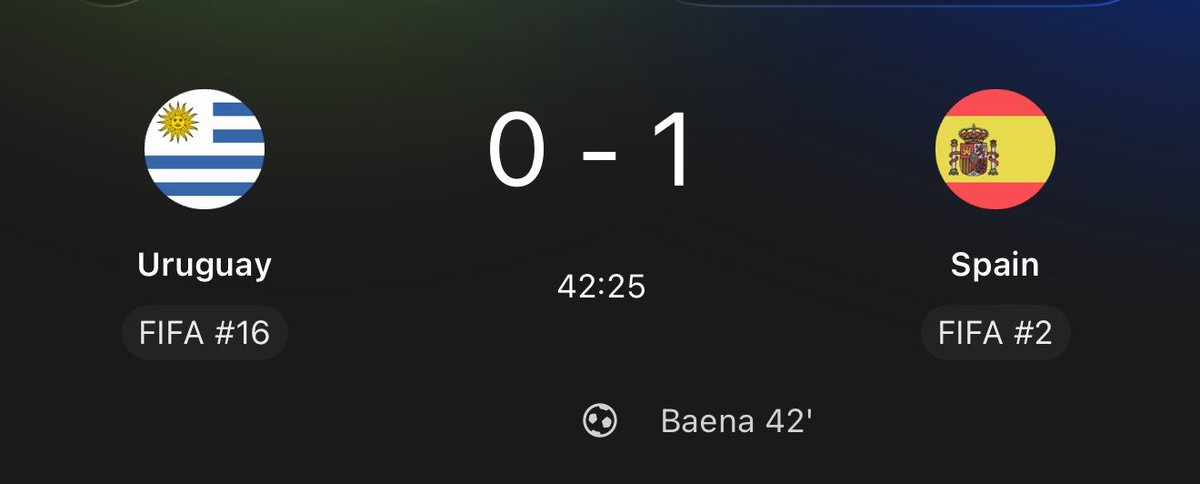 primembeye's tweet photo. Goooooal⚽️ Spain takes the lead https://t.co/a4vtT4vcAo