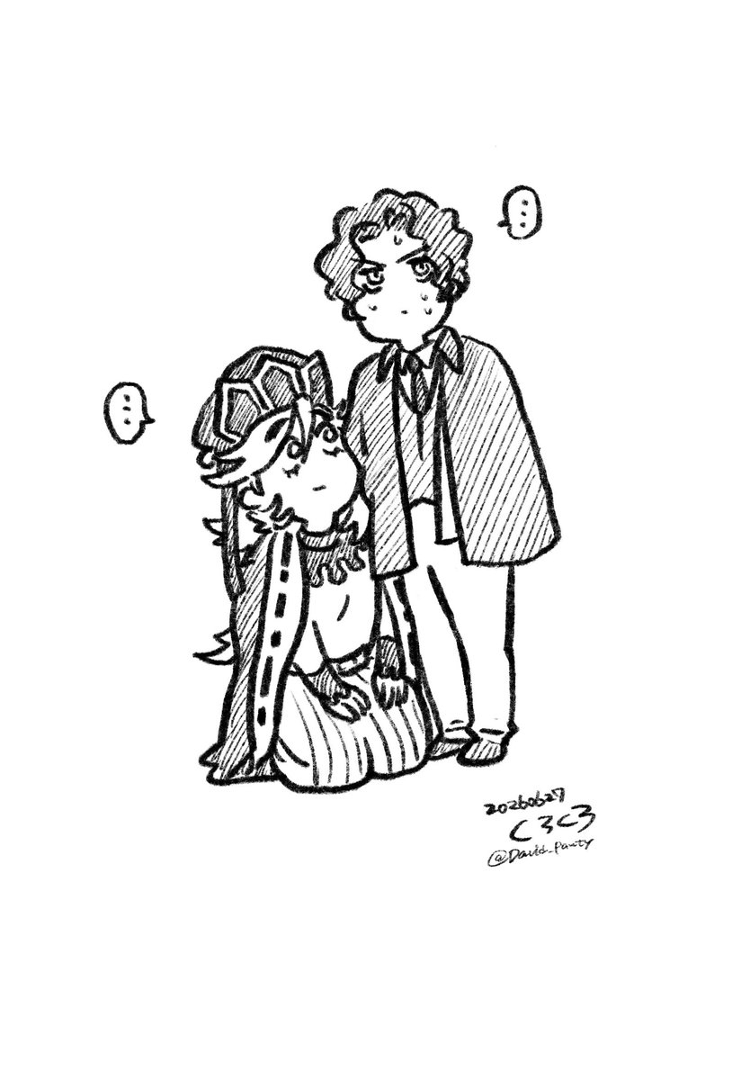 David_Panty's tweet photo. ファンアート（こんなに近くない） https://t.co/h9g6eAAzYS