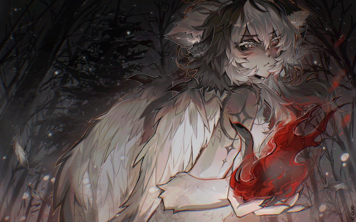 rooroorou's tweet photo. ✦ . . . an ichorous flame, set ablaze by the dragon’s fingertips— its bloodshine shedding light for their venture back home! https://t.co/Wxn2OCyHy6