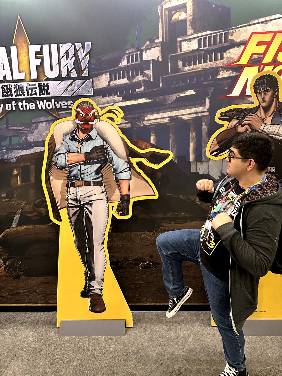 YahboyBomb's tweet photo. @Evo @SNKPofficial 
Can't wait to face my bracket demon
#FatalFury https://t.co/63xBlbtmDT