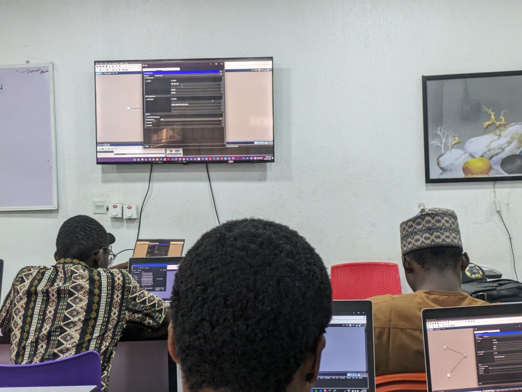 THE_CYBRARIANS's tweet photo. #Day 6: Back to the basics ,Networking 
Session led by @mohammed_SO46 
No cybersecurity without networking it’s the foundation everything else sits on. Today: building networks, assigning IPs, default gateways, pinging for connectivity.
@CiscoNetAcad making it click#TheCybrarians https://t.co/bKIizaCSll