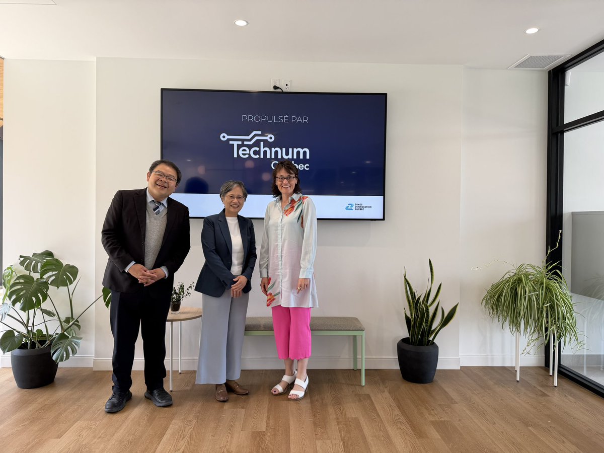 bectmyul's tweet photo. Nous remercions le Centre de collaboration MiQro Innovation (C2MI) et la zone d’innovation Technum Québec pour leur accueil chaleureux.  Tout comme Taiwan, le Canada possède une industrie des semi-conducteurs novatrice. Nous avons découvert des opportunités de collaboration porteuses d’avenir.