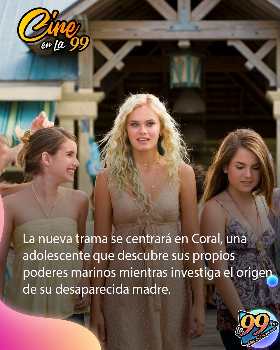 La99fm's tweet photo. 🧜‍♀️💙 ¡Nostalgia dosmilera desbloqueada!
Mi amiga la sirena regresa como serie en Disney+ con Emma Roberts de vuelta en el proyecto. 😱✨
Más detalles 👇
https://t.co/Uizw1ONMN1 https://t.co/wGQ5PbEUxt