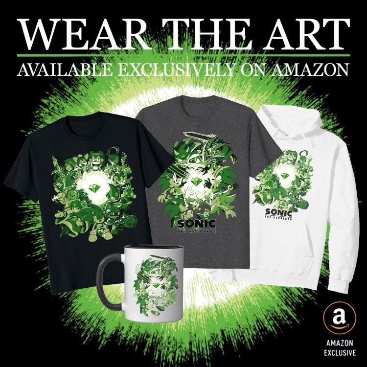 sonicstadium's tweet photo. 🔥 👕 Get yourself some epic new threads for Sonic's 35th Anniversary with this range of clothing via Amazon Merch on Demand! With art from Evan Stanley! ✨ #SonicNews

More in our story, link below! https://t.co/waCKCFrirH