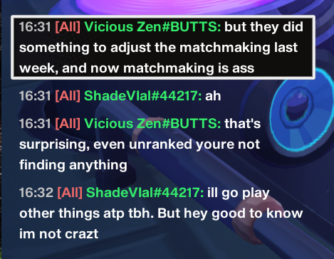 ViciousZen's tweet photo. Riot, please revert the changes in #2xko matchmaking, I'm spending more time in queue in the last two weeks than I've spent the entire rest of the game's lifespan, in both casual and ranked. No guarantee I even get a game when I boot up now. https://t.co/YJncRzw0WM