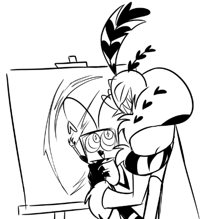 MooMooofDoom's tweet photo. #hazbinhotelvalentino #habzinhotelvax #vax https://t.co/l8A6SJDCZQ