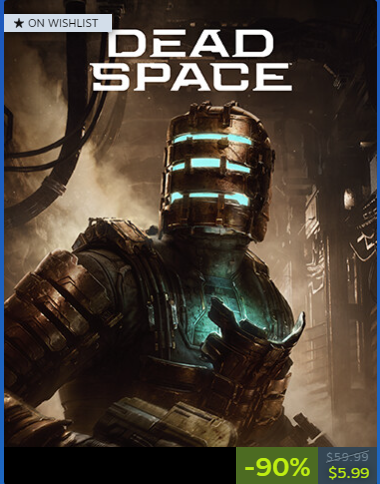 StraussGD's tweet photo. @SpawnYaardReply Dead Space Remake (2023)

It’s at its all-time low price; I’ve only played the third one, but looking at the deals, I consider this one of the AAA games with an excellent price right now. If I’m lucky enough to get it, I’d be grateful (: thanks a lot anyway. https://t.co/5CTWzucBvU