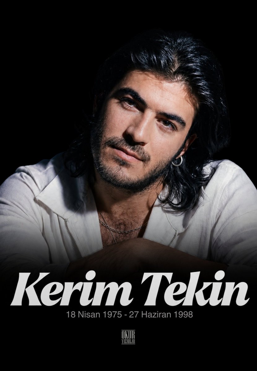 okuryazarlar's tweet photo. Bu dünyadan bir Kerim Tekin geçti...

Türk Pop Müziği'ne 90'lı yılların ortasında damgasını vuran, kısacık hayatında çıkardığı albümler ve şarkılarıyla hafızalara kazınan Kerim Tekin'i aramızdan ayrılışının 28. yılında saygıyla anıyoruz. https://t.co/GcFeUWSe0Y